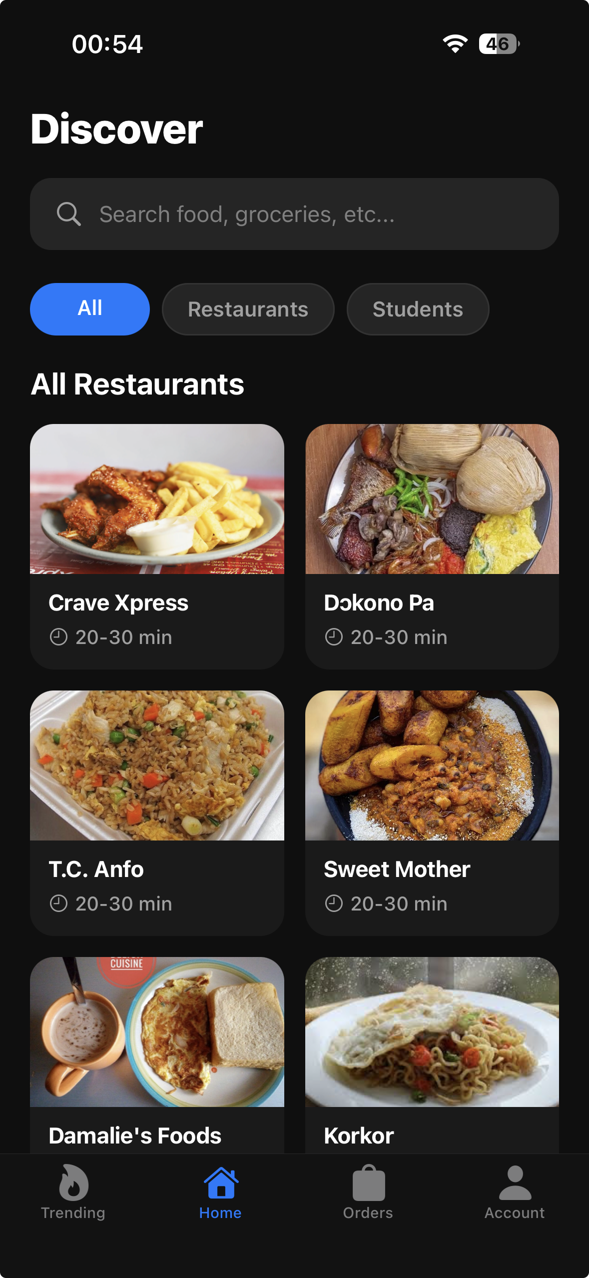 Chawp App Screenshot